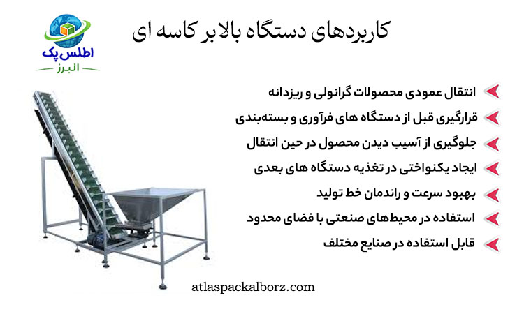 کاربردهای دستگاه بالابر کاسه ای